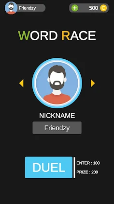 Word Race : Duel Word Puzzle - Screenshot 1