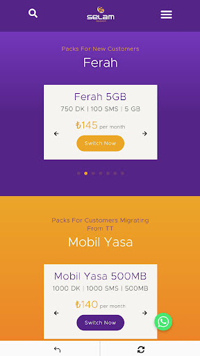 Selam Telekom Online Screen 3