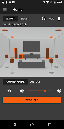 Android application EXOFIELD THEATER screenshort