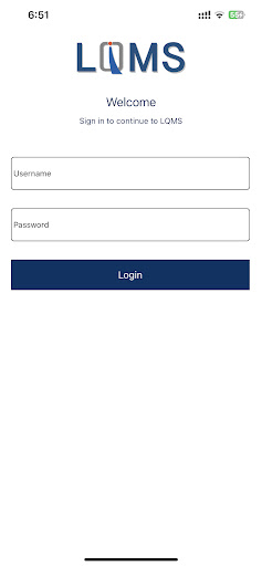 LQMS Connect Screen 2