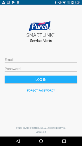 Android application SMARTLINK™ Service Alerts screenshort