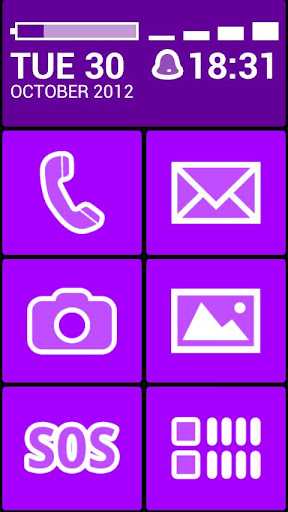 Android application BL Violet Theme screenshort