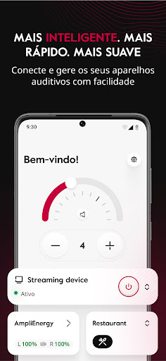 Visualização do aplicativo