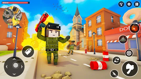 Pixel war: 和平精英- 离线游戏