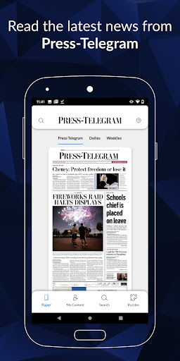 Android application Long Beach Press Telegram screenshort