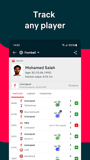 Flashscore live scores & news - Sports - apps