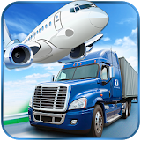 Cargo Plane Car transporter 3D icon