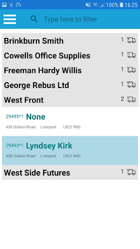 Calidore Proof of Delivery App Screen 3