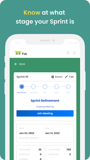 TIA - Agile Project Management Screen 2