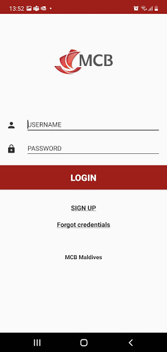 Android application MyMCBCard screenshort
