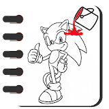 Coloring for Sonic icon