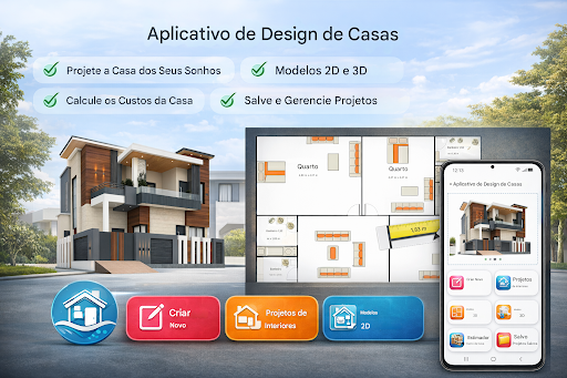 Aplicativo de Design de Casas screenshot 1