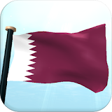 Qatar Flag 3D Free Wallpaper icon