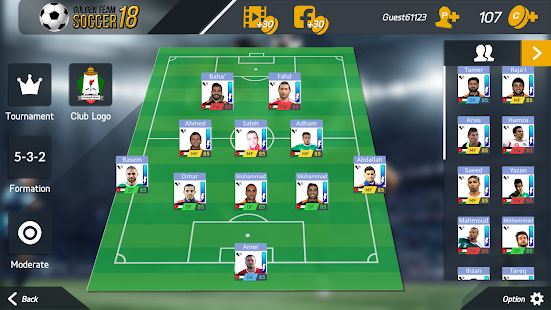 Golden Team Soccer 18 Screenshot