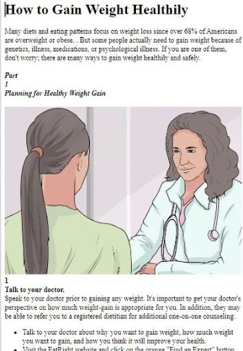 Gain Weight for Women  Men