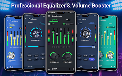 Equalizer -- Bass Booster & Volume EQ &Virtualizer 1.7.5 Screenshots 1