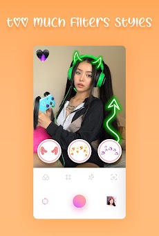 Crown Heart Emoji Camera - Heaのおすすめ画像4