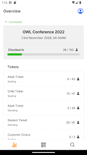 Ticketmeo Scan Screen 2