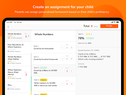 Screenshot of KooBits Parent