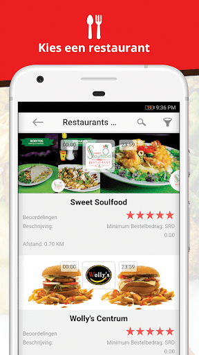 FoodDelivery in Suriname Screen 2