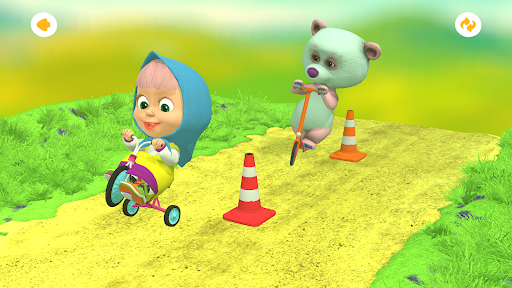 Masha and the Bear Coloring 3D