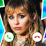Cover Image of Download Miley Cyrus Fake Video Call 1.10 APK