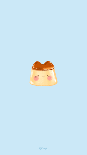 Android application 카카오톡 테마 - 말랑몰랑고양이푸푸딩_베이비블루 screenshort