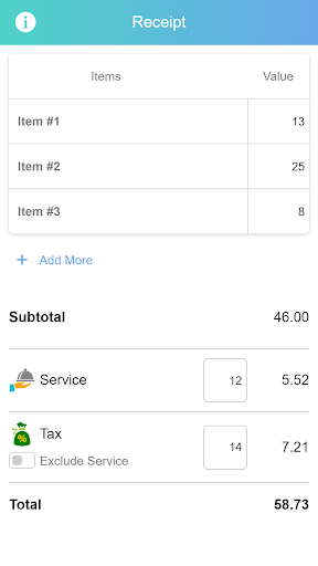 Receipt Screenshot 1 - AppWisp.com