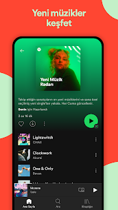 Spotify: Müzik, podcast’ler, şarkı çalma listeleri 2021 premium 4
