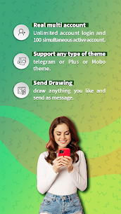 Grafik Messenger MOD APK (Premium Tidak Terkunci) 4