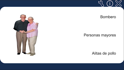 Spanish for Low Vision Screen 2