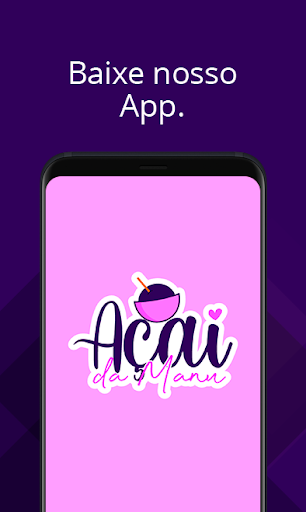 Android application Açaí da Manu screenshort