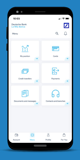 Android application La Mia Banca screenshort