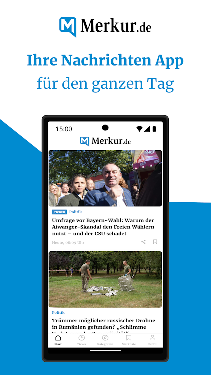 Merkur.de: Die Nachrichten App - 5.2.2 - (Android)