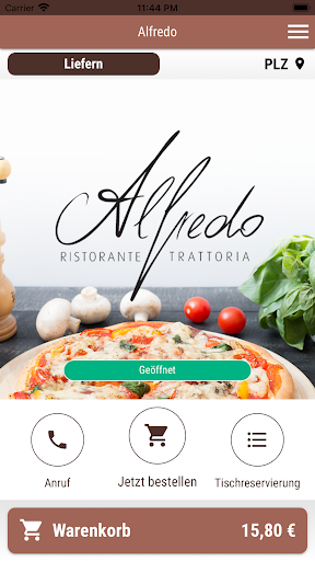 Android application Alfredo screenshort