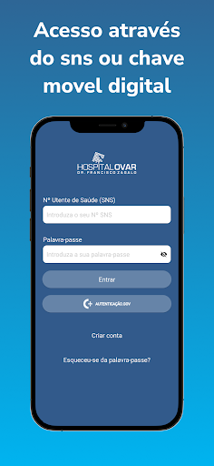Android application myHosp Hospital Ovar screenshort