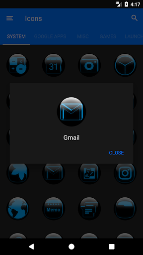 Blue Glass Orb Icon Pack screenshot 4