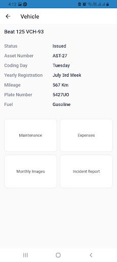 Uniti Apps - Vehicle Screen 3