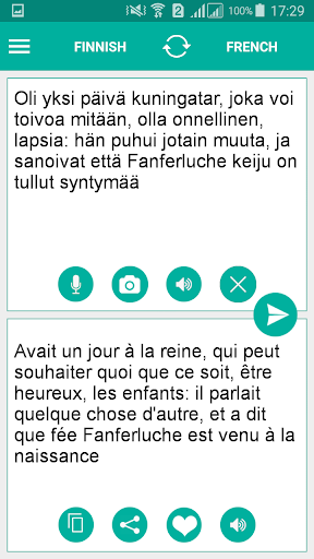Finnish French Translator Screen 2