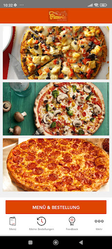 Android application Pizzeria Schloss screenshort