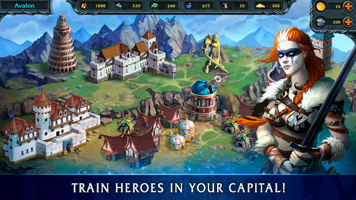 Heroes of War Magic－Turn Based RPG & Strategy game  screenshots 4