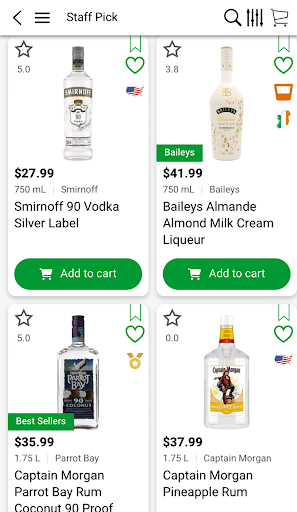 Android application myfloridaliquors.com screenshort