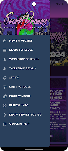 Secret Dreams Music Festival Screen 2