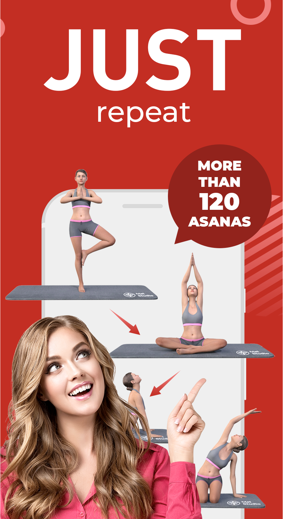 Android application Yoga for weight loss - Lose weight in 30 days plan screenshort