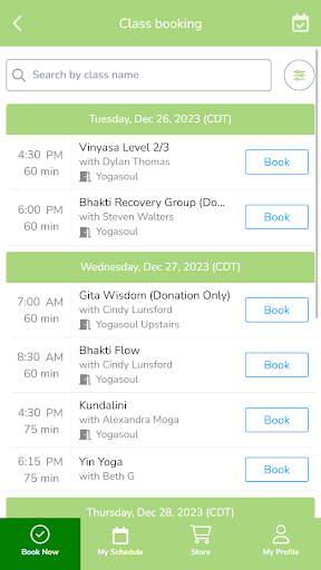 Yogasoul Screen 2