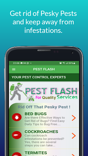 PEST FLASH Pest Control Screen 2