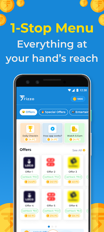 Money earning app Frizza - 18.3 - (Android)