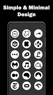 Android 12 White Icon Pack v6.2 Mod APK Sap
