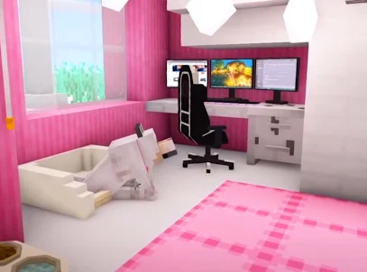 Pink Princess House Mod mcpe