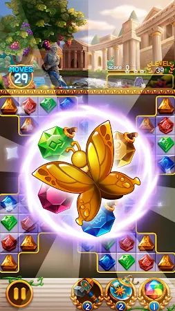 Game screenshot Jewel Athena: три в ряд игры apk download